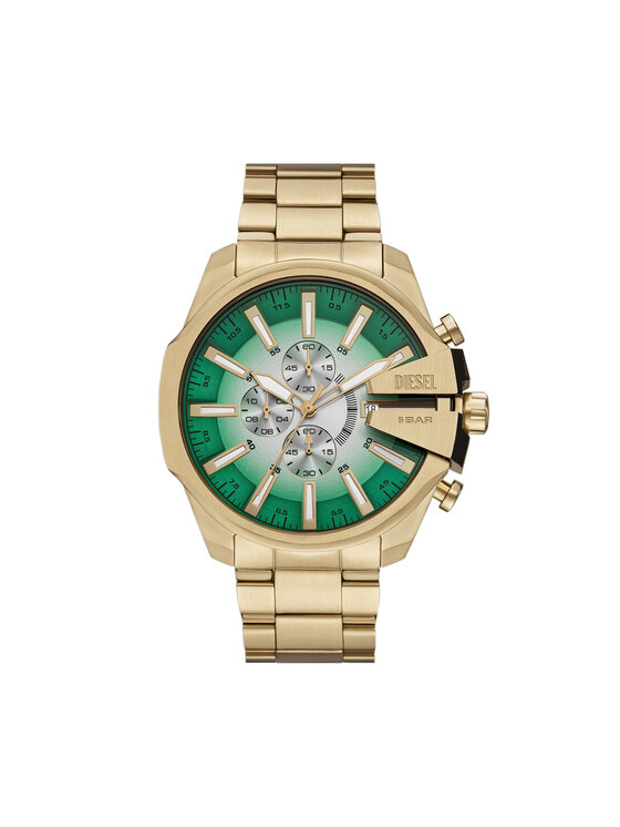 Diesel Годинник Diesel Mega Chief Slim DZ4684 Золотий