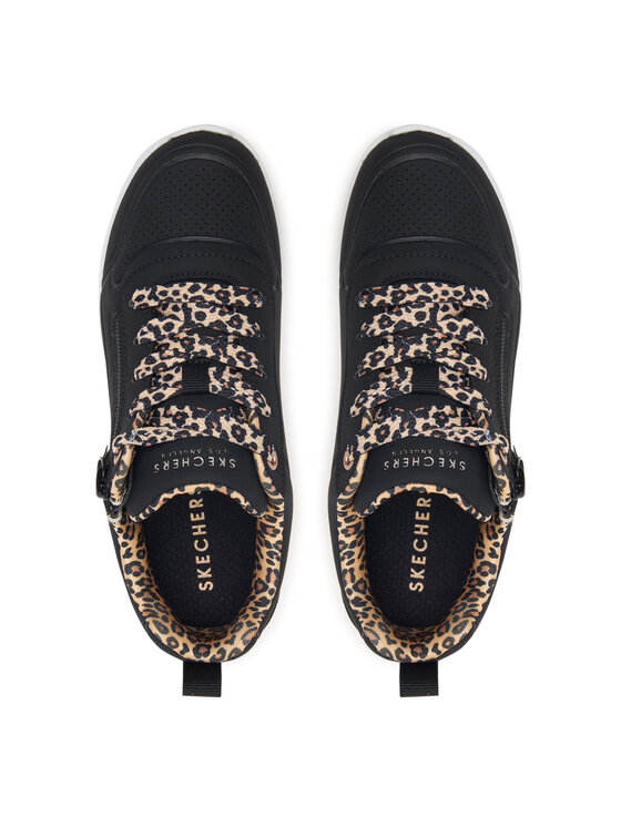 Skechers Sneakersy Skechers UNO Lite 2.0 - Leopard Stride 310708L/BLK Czarny