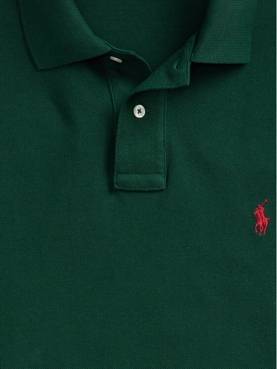 Polo Ralph Lauren Polo Ralph Lauren Поло Core Replen 710782592 Зелений Custom Slim Fit
