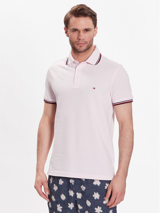 Tommy Hilfiger Tommy Hilfiger Polo 1985 MW0MW30750 Rosa Slim Fit