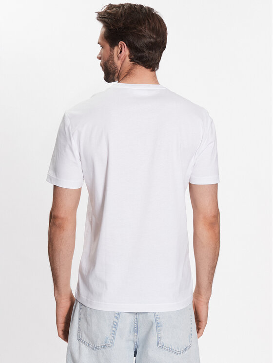 Calvin Klein Calvin Klein Majica Smooth K10K110589 Bela Regular Fit