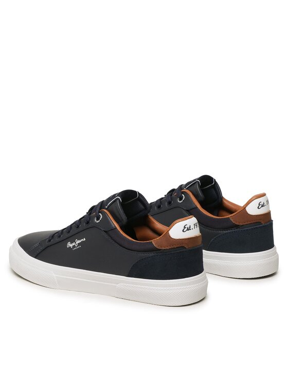 Pepe Jeans Tenisky Pepe Jeans Kenton Court PMS30839 Tmavomodrá
