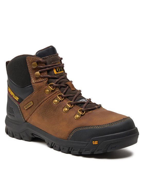CAT Footwear Outdoorová obuv CAT Footwear Framework St S3 Wr Hro P722602 Hnedá