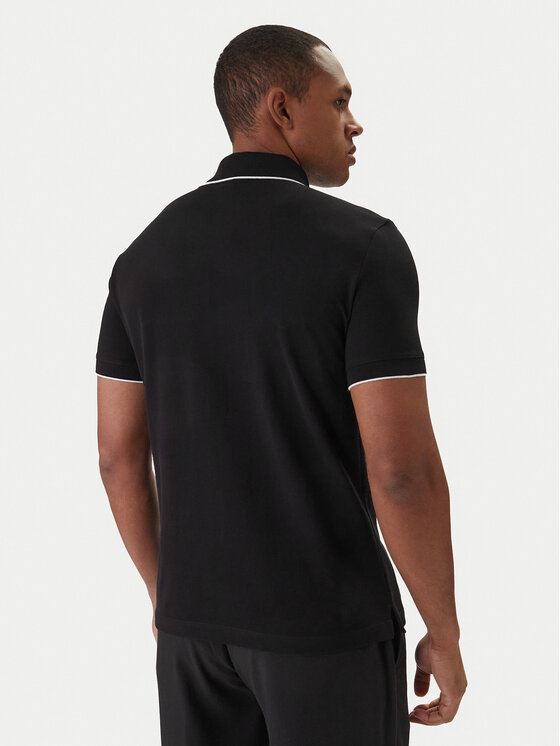 Armani Exchange Armani Exchange Поло XM001285 AF10366 UC001 Чорний Slim Fit