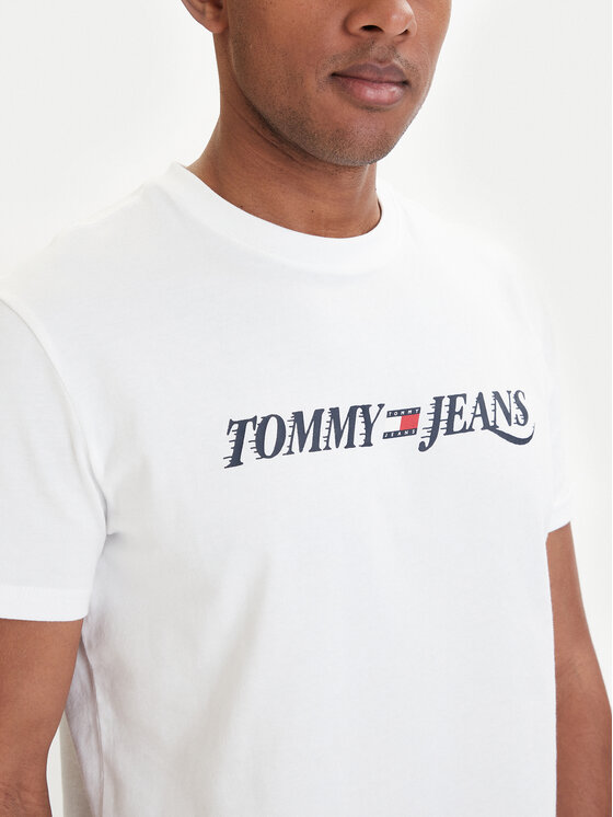 Tommy Jeans Tommy Jeans Camiseta DM0DM22548 Blanco Regular Fit
