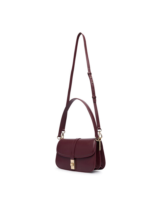 Tommy Hilfiger Torebka Tommy Hilfiger Th Heritage Conv Crossover AW0AW19321 Bordowy