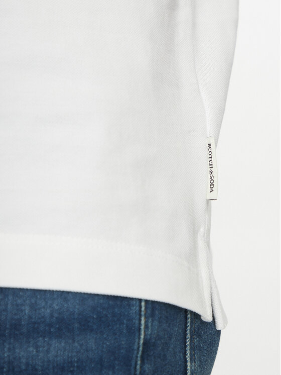 Scotch & Soda Scotch & Soda Polo 179201 Blanco Regular Fit