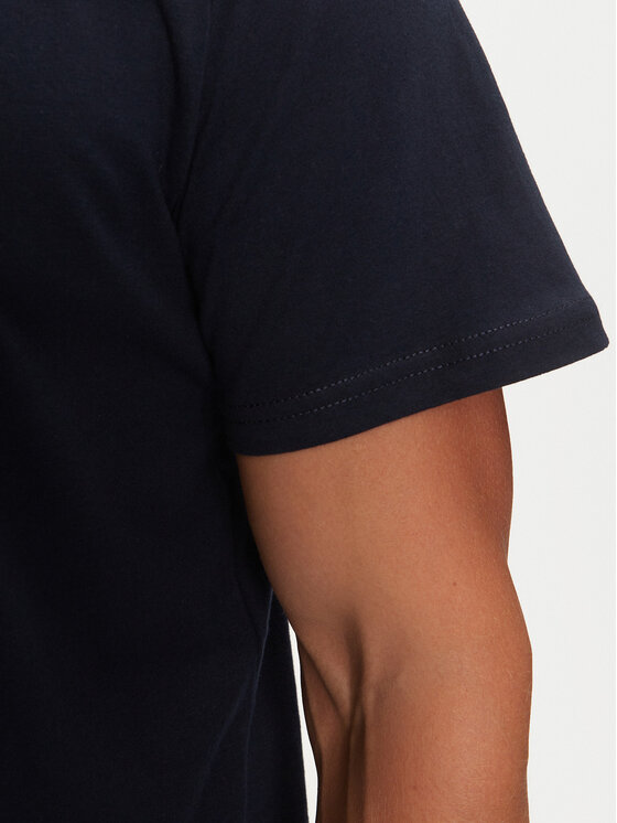 Tommy Jeans Tommy Jeans Marškinėliai Essential Flag DM0DM20740 Tamsiai mėlyna Slim Fit
