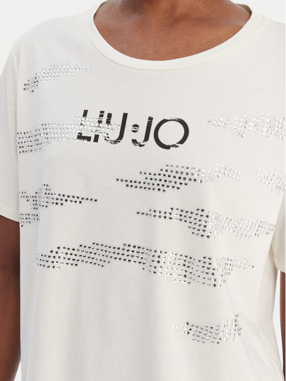 Liu Jo Sport Liu Jo Sport Camiseta TA6265 JS923 Blanco Regular Fit