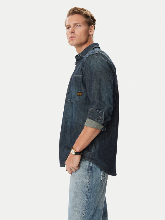 G-STAR G-STAR camisa vaquera D27083-D539 Azul Regular Fit