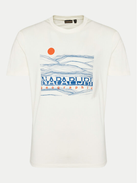 Napapijri Napapijri Футболка S-Buti NP0A4INM Білий Regular Fit