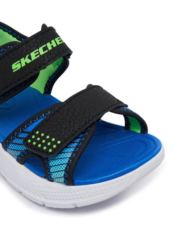 Skechers Босоніжки Skechers Microspec-Splash 407034N/BKLM Голубий
