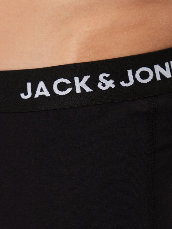 Jack & Jones Jack & Jones Комплект боксерів Solid 12189937 Чорний