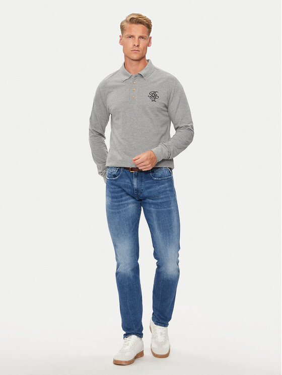 Brave Soul Brave Soul Polo MLT-412KLAY Grigio Regular Fit