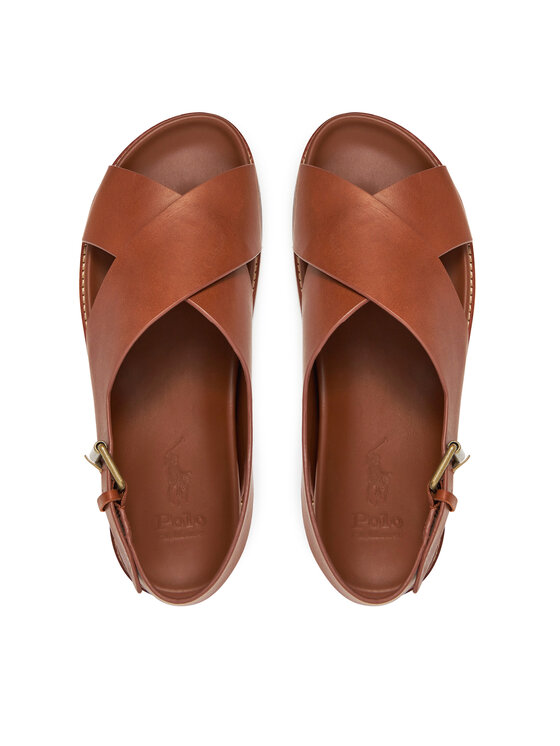 Polo Ralph Lauren Босоніжки Polo Ralph Lauren 803961444001 Коричневий