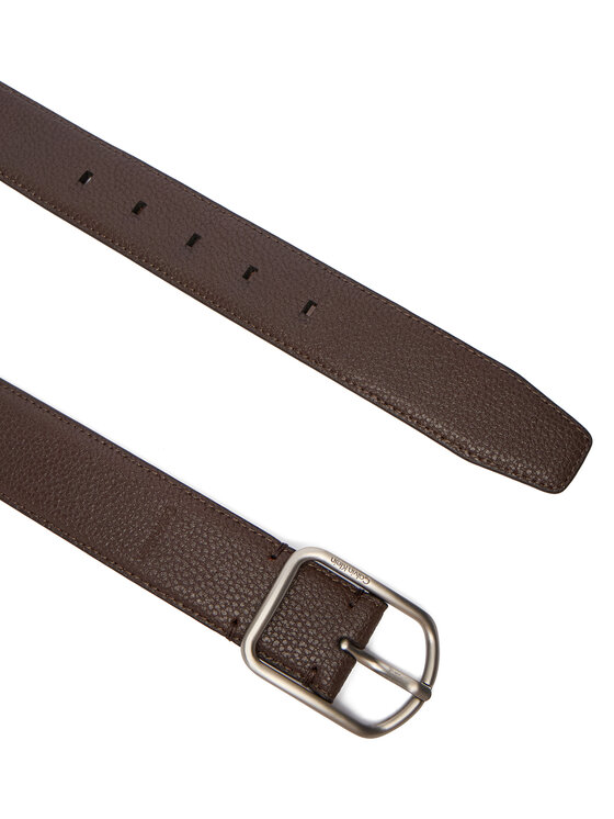 Calvin Klein Cintura da uomo Calvin Klein Round Buckle 35Mm LV04D7024G Marrone