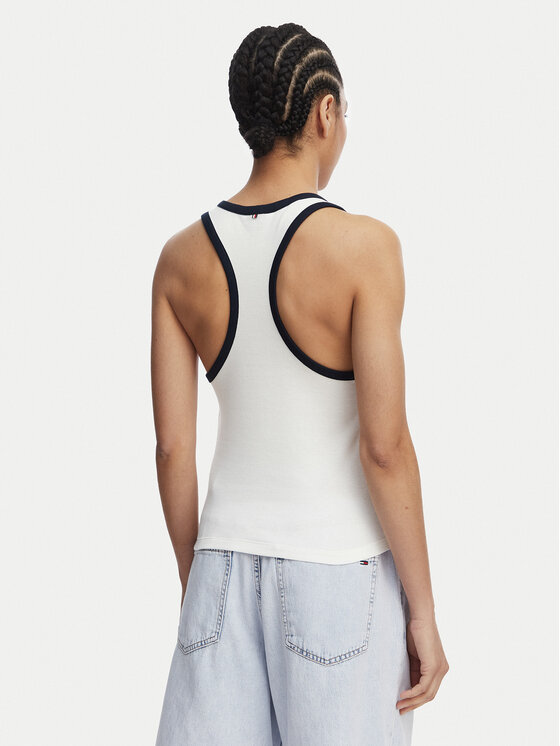 Tommy Hilfiger Tommy Hilfiger Top UW0UW06308 Blanco Regular Fit