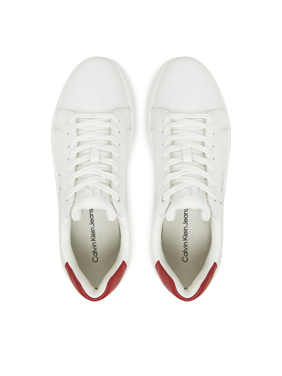 Calvin Klein Jeans Tenisice Calvin Klein Jeans Chunky Cupsole Monologo YM0YM01317 Bijela