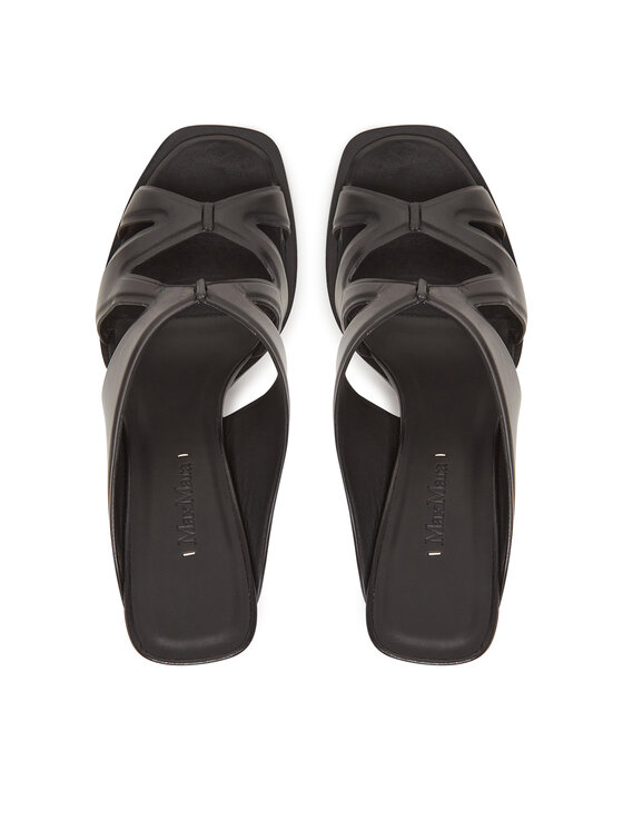 Max Mara Natikači Max Mara Doublewedge 2514521112600 Črna