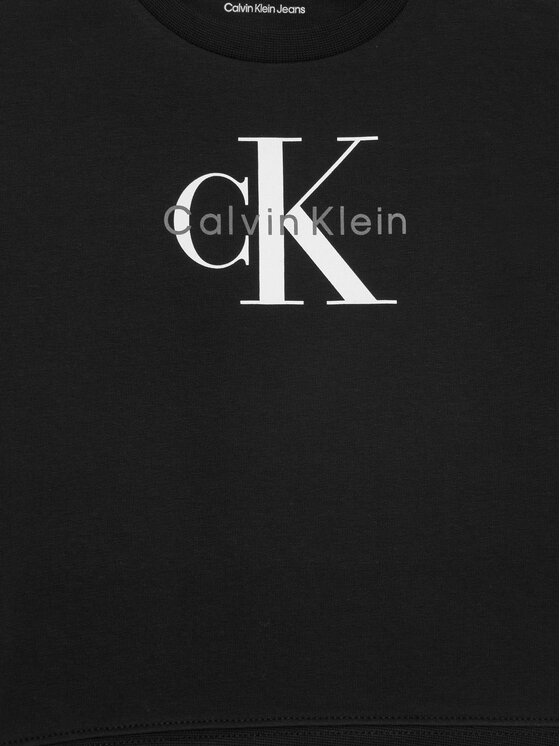 Calvin Klein Jeans Calvin Klein Jeans Pulóver, blúz és nadrág szett Monogram IN0IN00336 Fekete Regular Fit