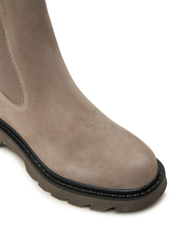 Tamaris Kotníková obuv s elastickým prvkem Tamaris 1-25477-43 Šedá