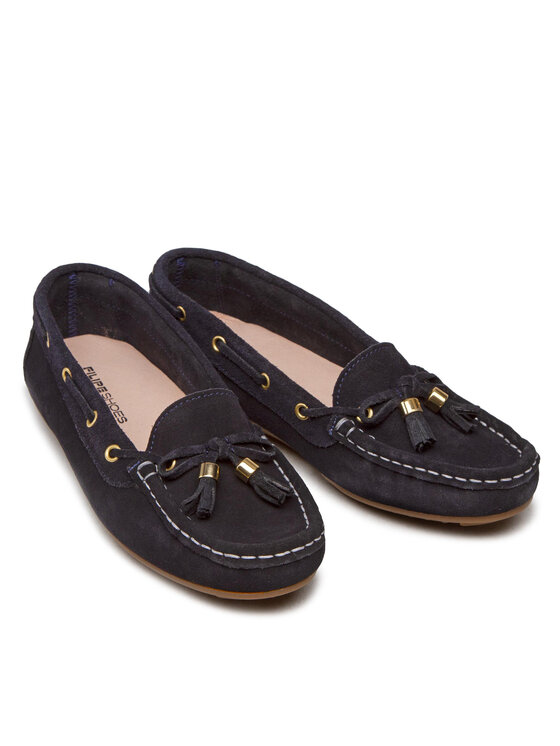 Filipe Mokasíny Filipe 9809 Tmavomodrá