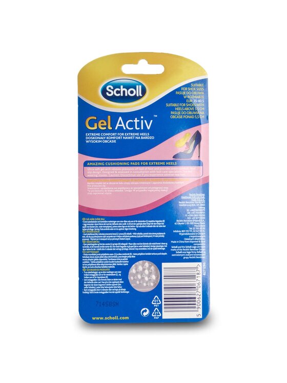 Scholl Polovični gel vložki Scholl Gel Active Extreme Heels