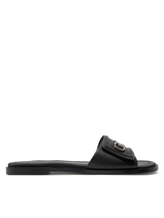 Calvin Klein Nazouváky Calvin Klein Flat Slide Relock Lth HW0HW01939 Černá