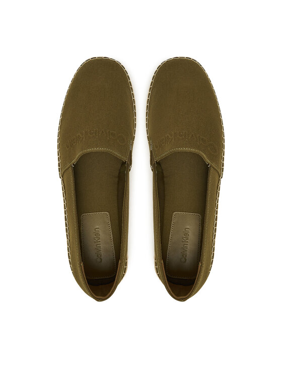 Calvin Klein Espadrilky Calvin Klein Espadrille Cv Logo HM0HM01808 Khaki