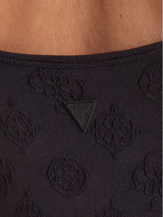 Guess Guess Топ V5YP05 Z3OA0 Чорний Slim Fit