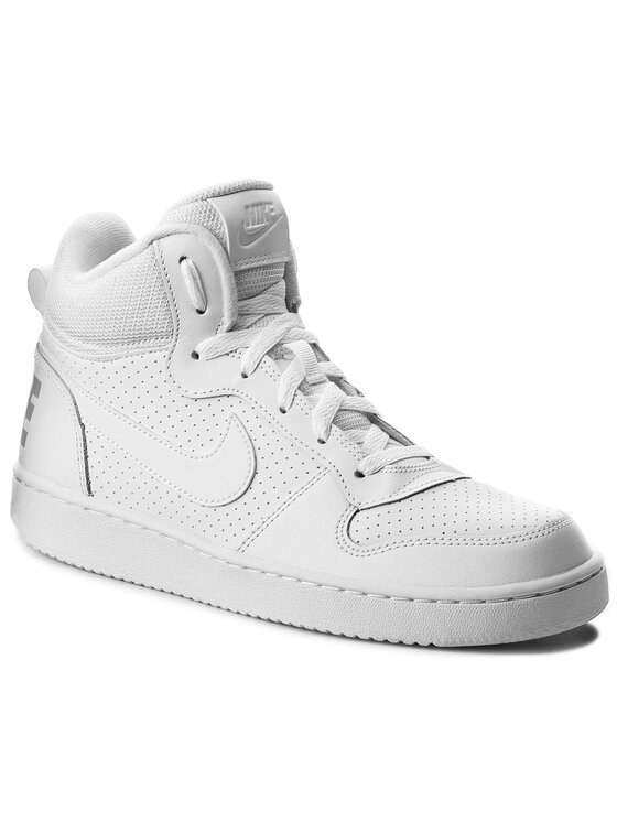Nike Sneakersy Nike Court Borough Mid (GS) 839977 100 Biały