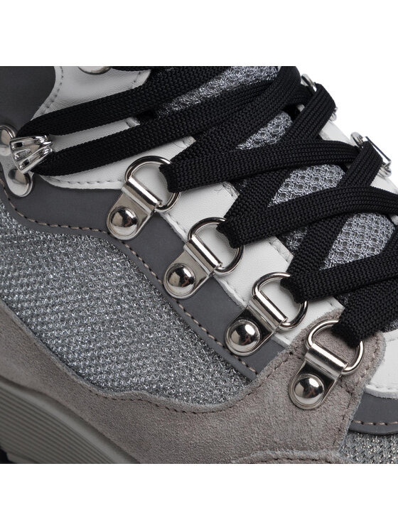 Tommy Hilfiger Сникърси Tommy Hilfiger Tommy Sparkle Sporty Boot FW0FW04635 Сив