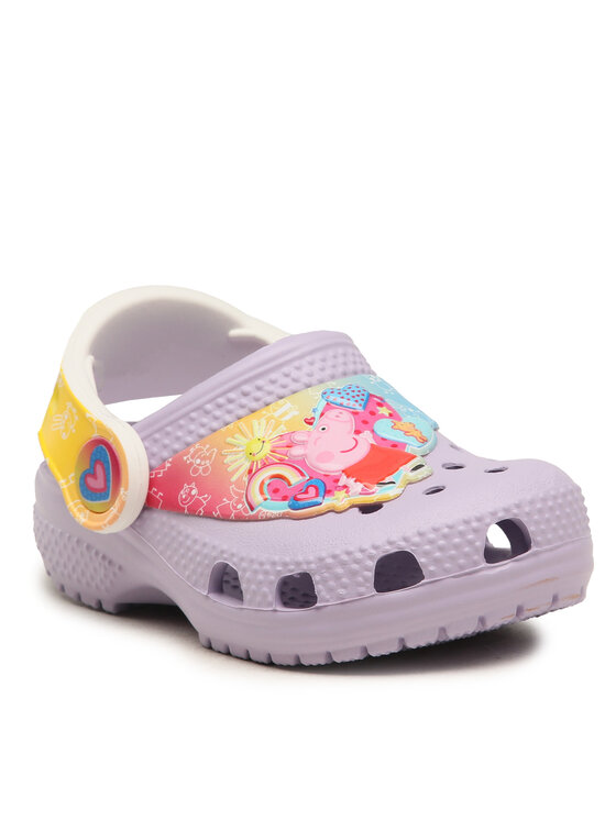 Crocs Nazouváky Crocs Cls Fl Iam Peppa Pig Cgt 207915 Fialová