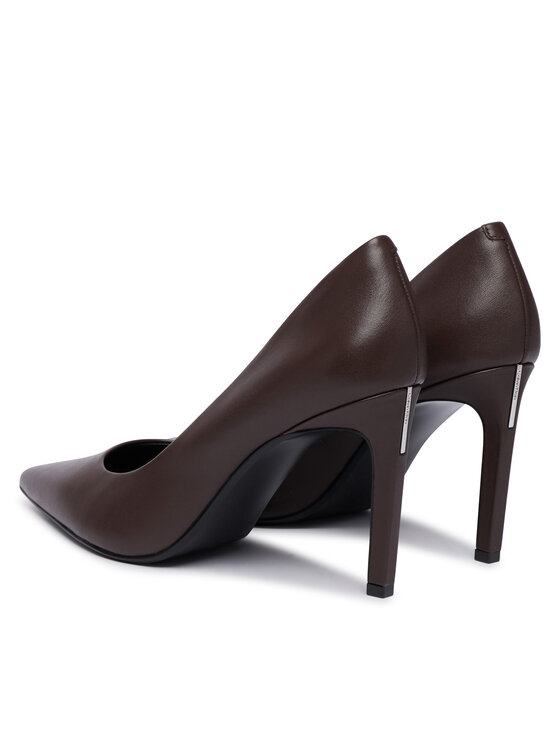 Calvin Klein Lodičky Calvin Klein Ess Stiletto 90 HW0HW02608 Hnědá