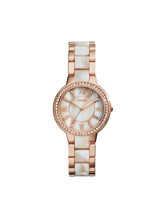 Fossil Ρολόι Fossil Virginia ES3716 Χρυσό