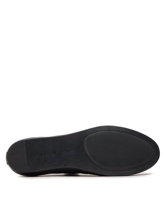 Tommy Hilfiger Балеринки Tommy Hilfiger Essential Chic Ballerina FW0FW08059 Черен