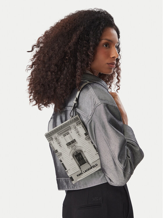 KARL LAGERFELD Handtasche KARL LAGERFELD B4W30365 Grau