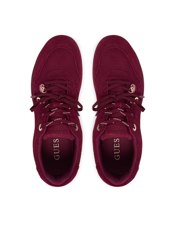 Guess Sneakersy Guess FLFBE2 SUE12 Bordowy