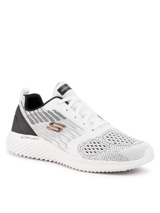 Sneakersy Skechers Verkona 232004/WBK Biały | Eobuwie.com.pl