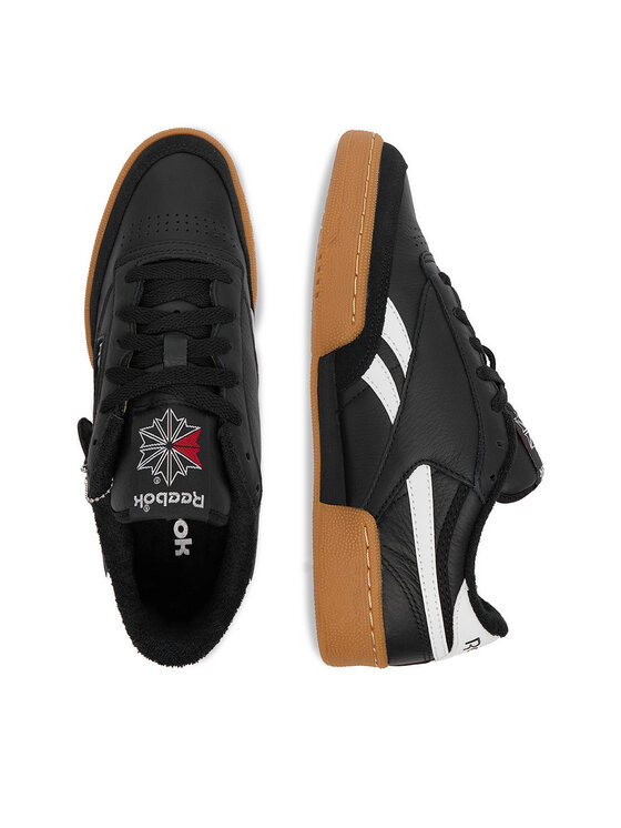 Reebok Sneakersy Reebok Club C Rev Vin 100202317 Czarny