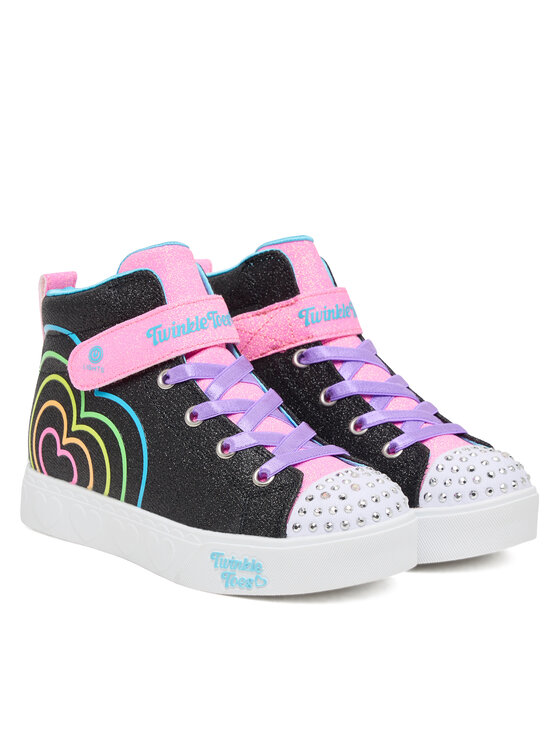 Skechers Sneakersy Skechers Heart Steps 314623L BKMT Černá