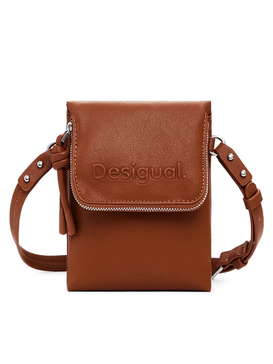 Desigual Torebka na telefon Desigual 25SAYP18 Brązowy