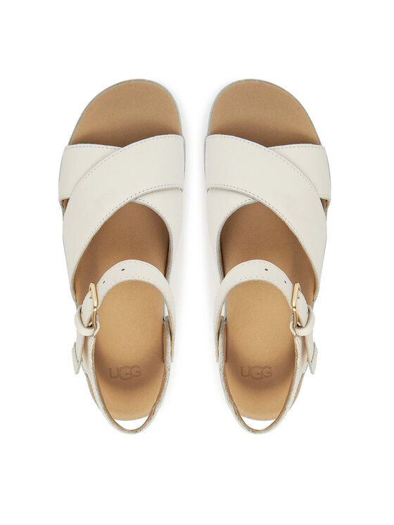 Ugg Босоніжки Ugg W Aubrey Ankle Strap 1169650 Écru