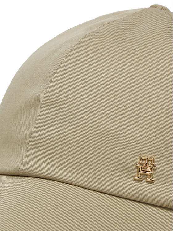 Tommy Hilfiger Czapka z daszkiem Tommy Hilfiger Elevated Chic Soft Cap AW0AW17138 Beżowy