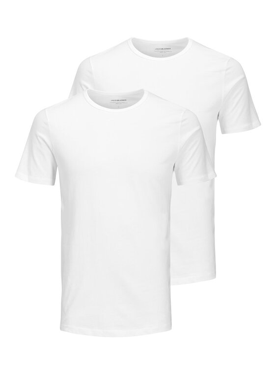 Jack & Jones Jack & Jones Marškinėlių komplektas Basic Crew Neck 12133913 Balta Regular Fit