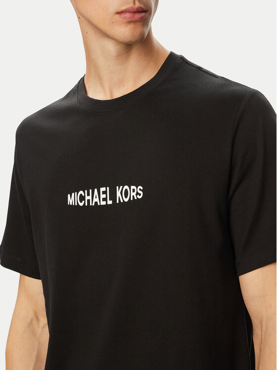 MICHAEL Michael Kors MICHAEL Michael Kors Camiseta CF6535WFV4 Negro Regular Fit