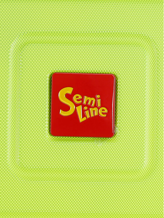Semi Line Stredný kufor Semi Line T5939-2 Zelená
