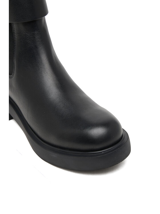 LOVE MOSCHINO Īsie zābaki LOVE MOSCHINO JA24044G0NIA0000 Melns