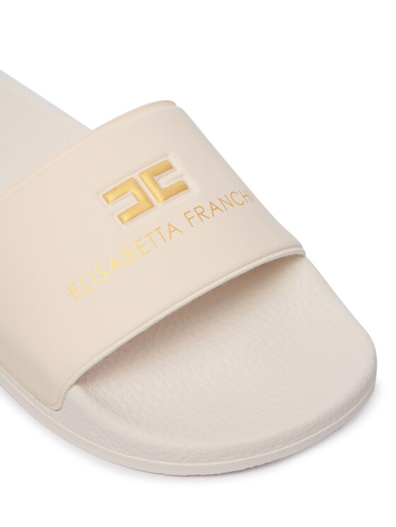 Elisabetta Franchi Chanclas Elisabetta Franchi F4A0-E0607-1745698-M Écru