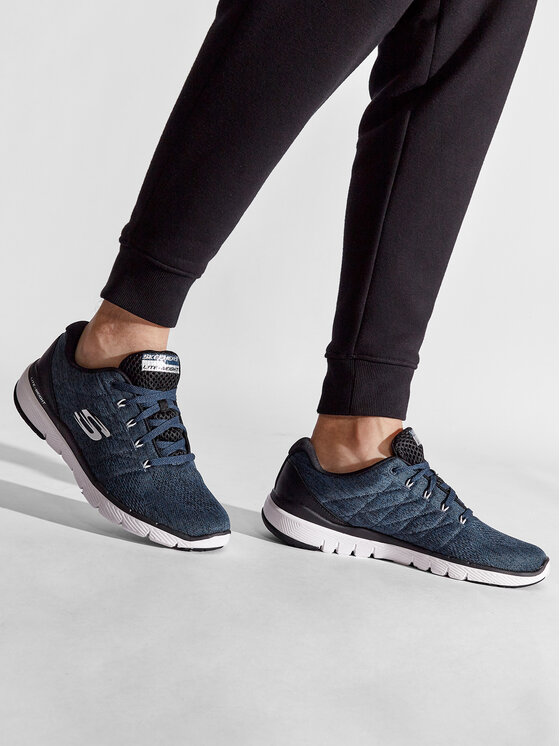 Skechers Tenisice Skechers Stally 52957/BLBK Tamnoplava